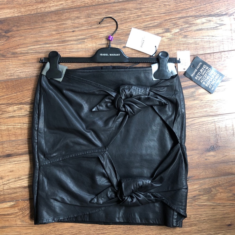 Isabel Marant Étoile Leather Mini Skirt